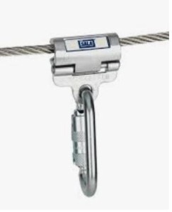 Wózek asekuracyjny do poziomego systemu linowego Uni8 oraz RoofSafe UniGrab Dbi Sala 3M