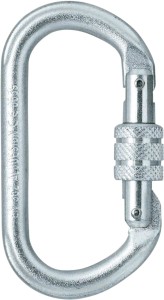 Zatrzaśnik Skylotec Ovalsteel SG owalny stalowy zakręcany